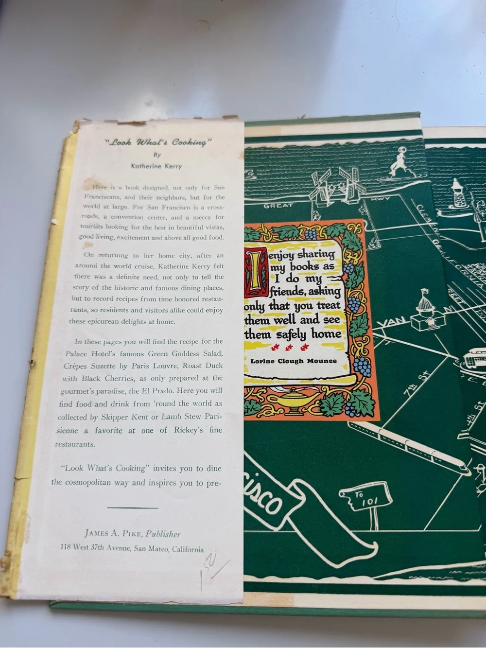 Look What’s Cooking 1950’s Vintage Cookbook By Katherine Kerry